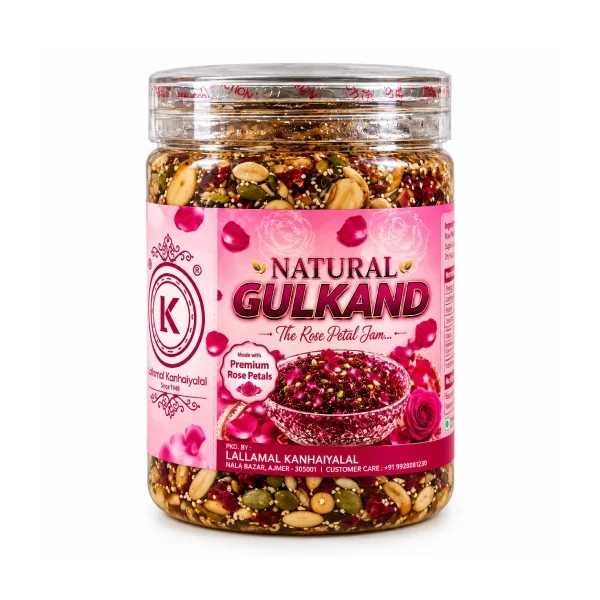 LK Dry Fruits Rose Gulkand with Kesar, Mishri & Traditional Herbs