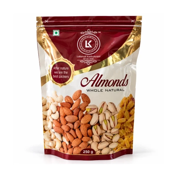 LK Premium Almonds – Medium-Sized Sweet & Nutritious Badam