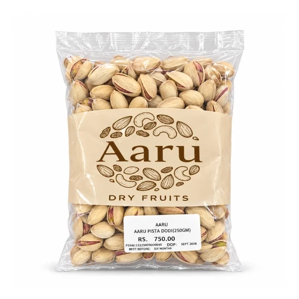 Aaru Premium Pista Dodi – Crunchy & Delicious Pistachios